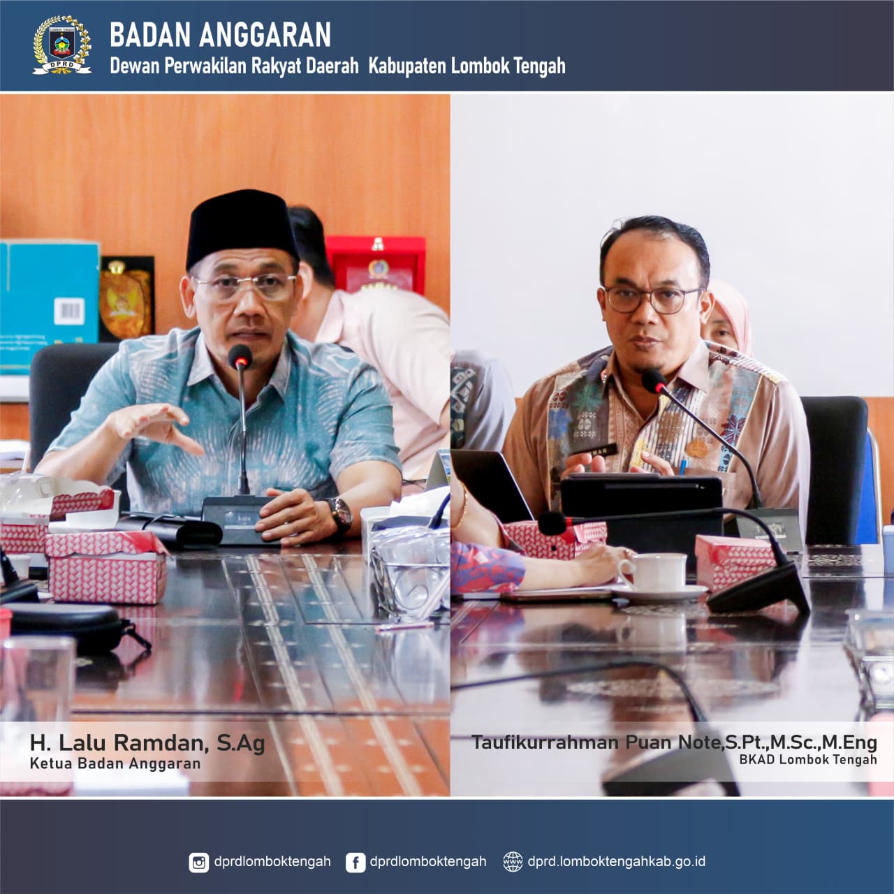 Rapat Badan Anggaran (BANGGAR) DPRD Kabupaten Lombok Tengah
