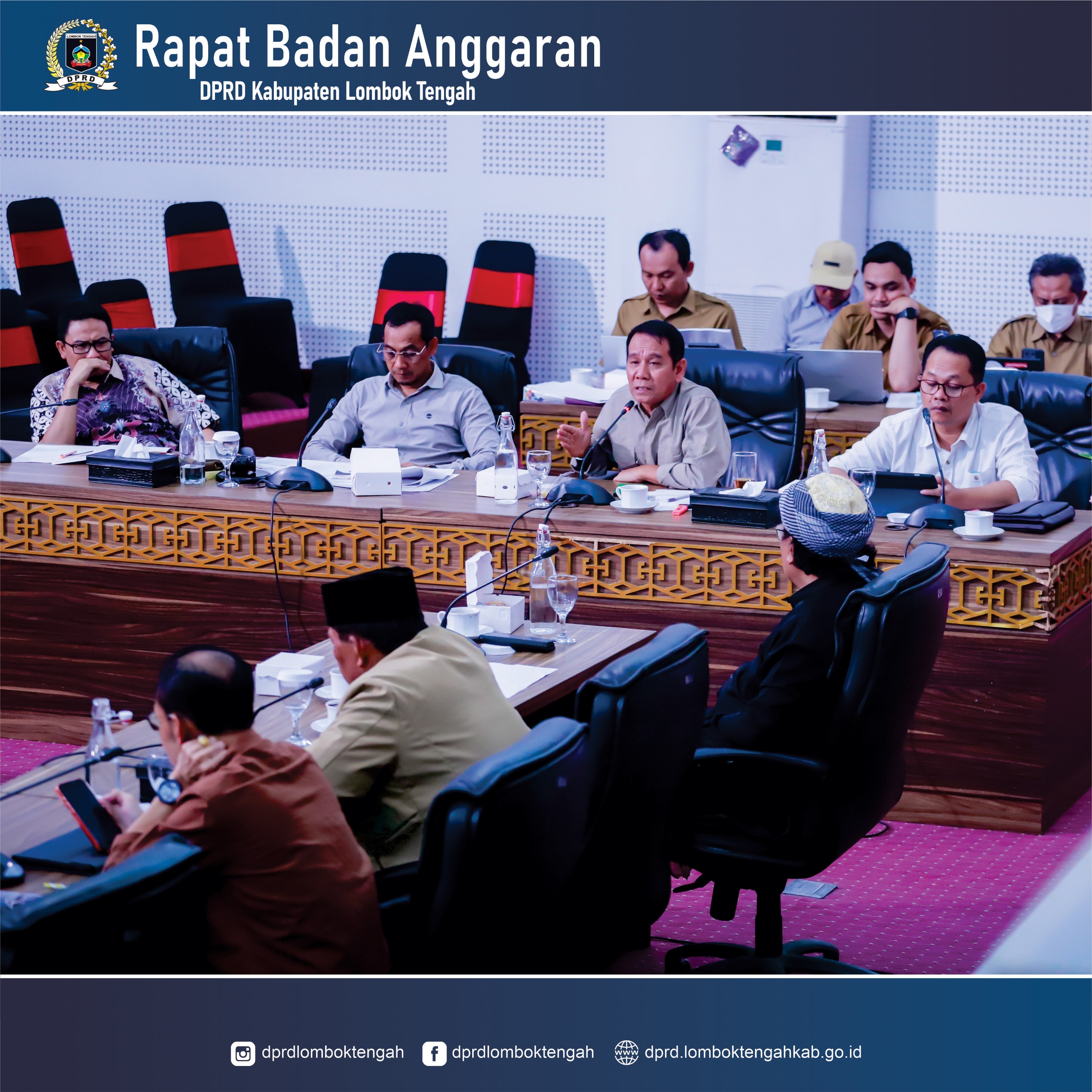 Rapat Badan Anggaran DPRD Kabupaten Lombok Tengah