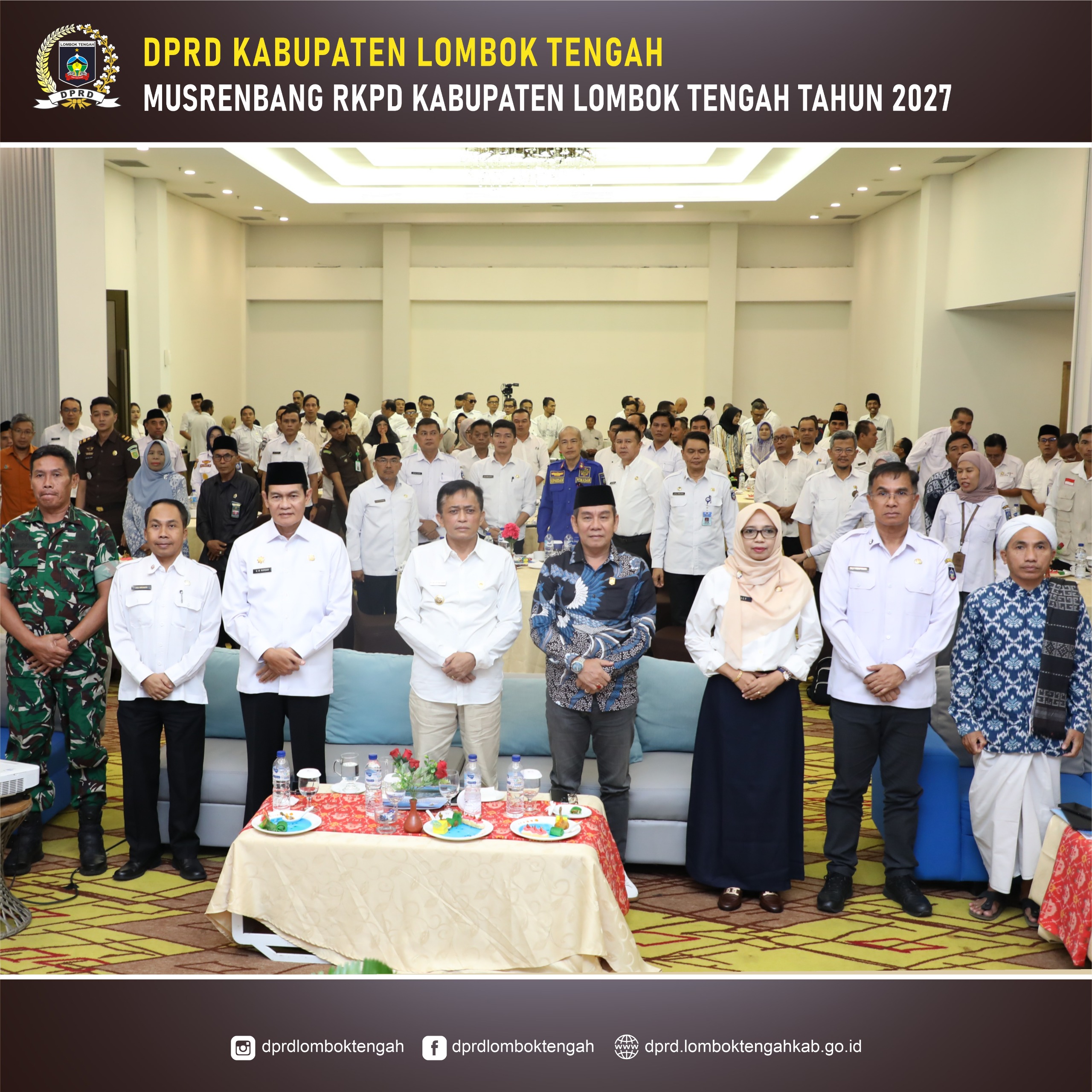 WAKIL KETUA DPRD LOMBOK TENGAH TEKANKAN MUSRENBANG SEBAGAI RUANG DEMOKRASI PEMBANGUNAN