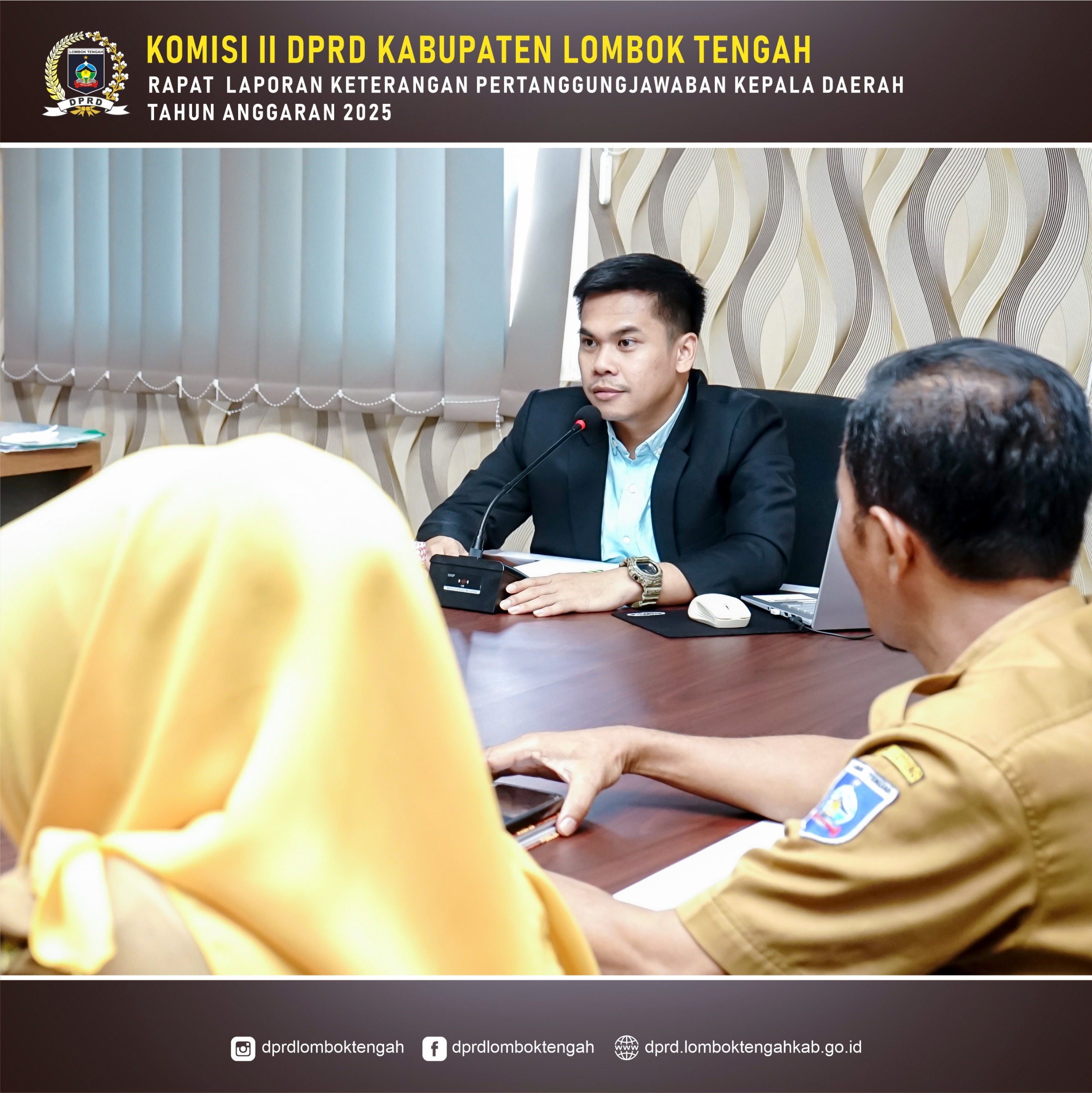 Rapat Konsultasi Komisi II DPRD Kabupaten Lombok Tengah