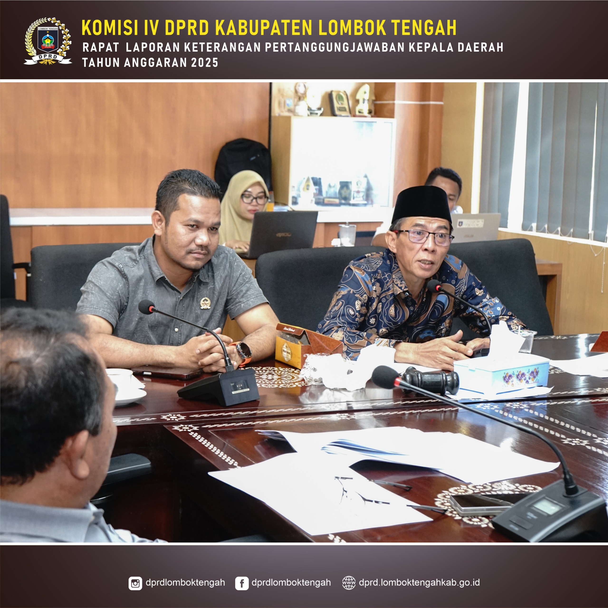 Rapat Konsultasi Komisi IV DPRD Kabupaten Lombok Tengah