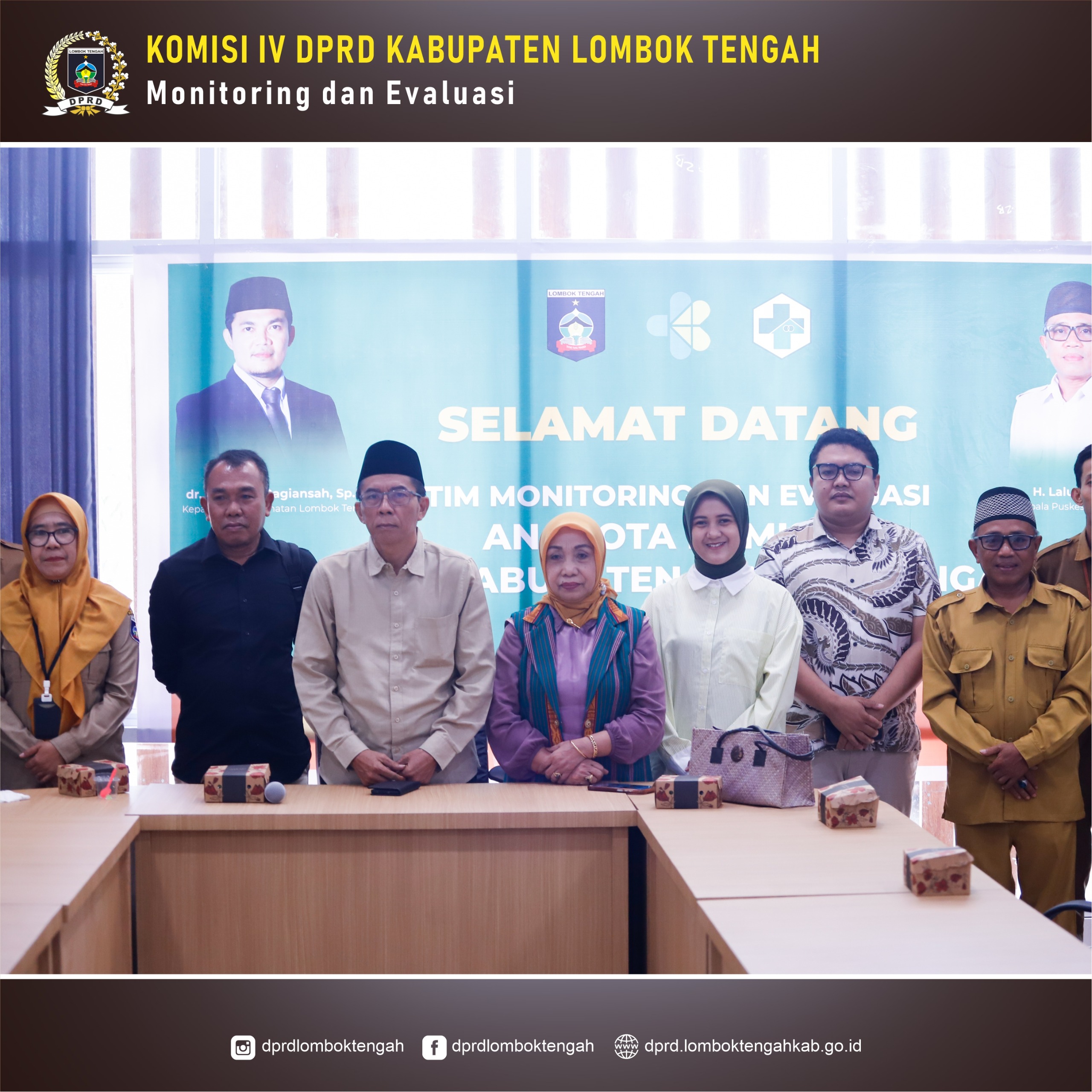 Komisi IV DPRD Lombok Tengah Laksanakan Monitoring dan Evaluasi LKPJ Kepala Daerah Tahun 2025