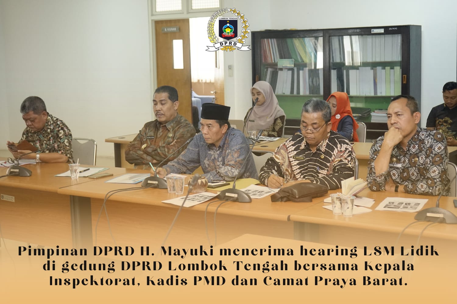 Hearing LSM Lidik di DPRD Lombok Tengah